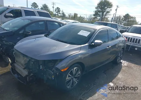 2018 Honda Civic Ex-L из США, поврежденный, VIN JHMFC1F74JX021288